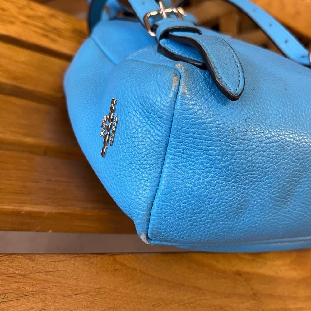 Coach Blue Mini Backpack - Picture 3 of 10
